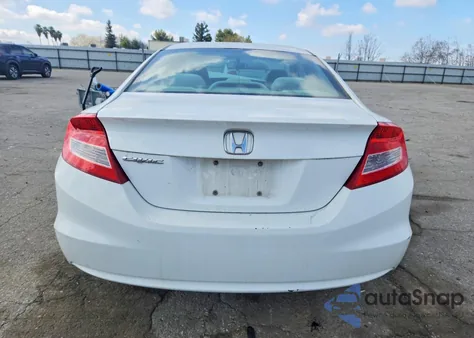 2012 Honda Civic Lx z USA, uszkodzony, nr VIN 2HGFG3B51CH558487